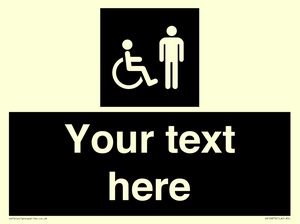 Custom information: black panel disabled and male